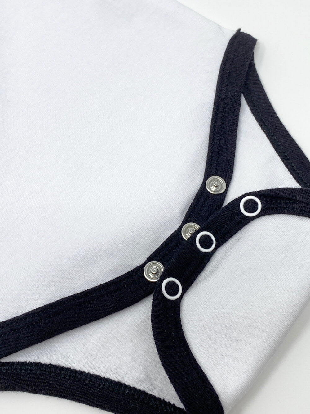 Embroidered Short-sleeve Organic Unisex Baby Bodysuit: Messy but Cute