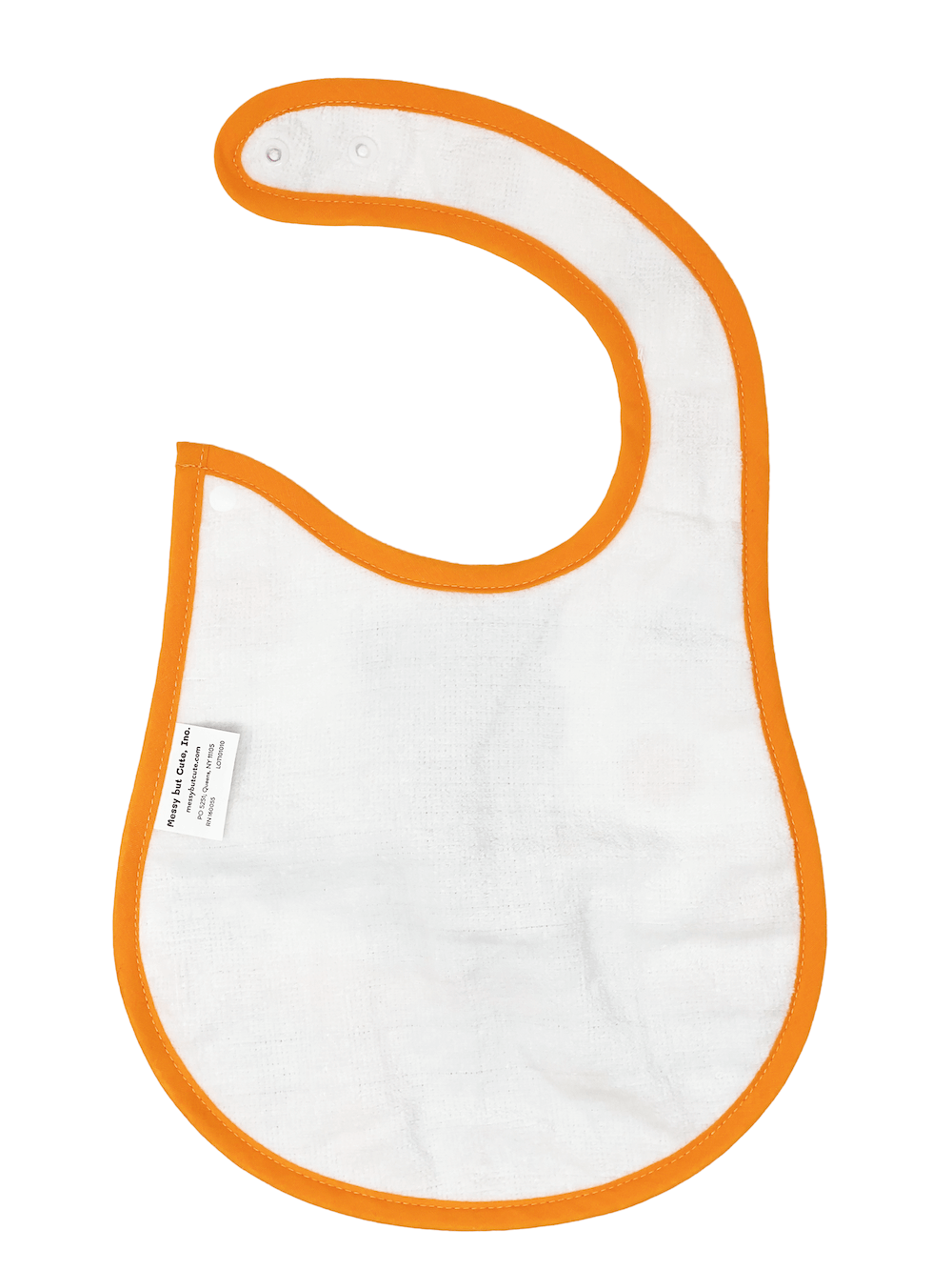 Reversible Microfiber Waterproof Unisex Baby Bib: Honey Bear (Organic)