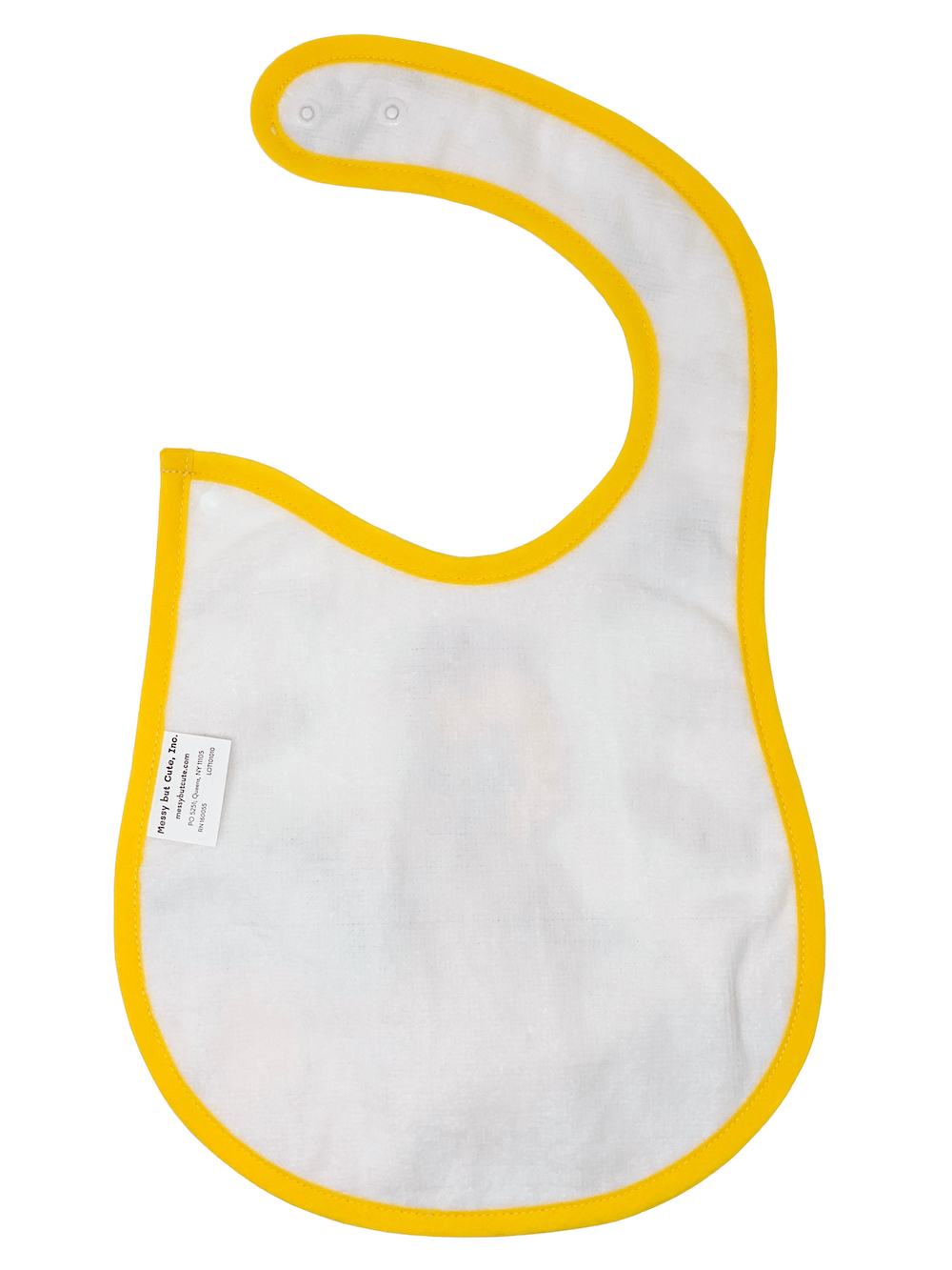 Reversible Microfiber Waterproof Unisex Baby Bib: Corn Chicken (Organic)