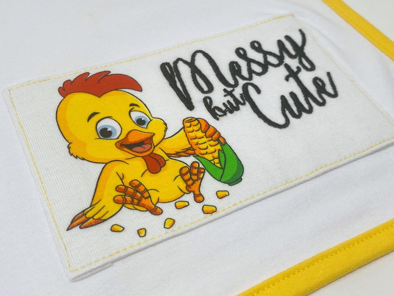 Baby Burp Cloth: Corn Chicken (Limited Edition)