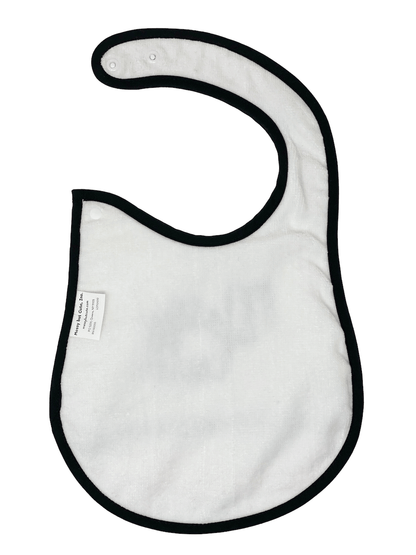 Reversible Microfiber Waterproof Unisex Baby Bib: Messy but Cute (Organic)