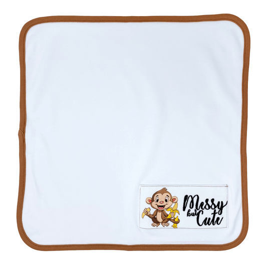 Baby Burp Cloth: Banana Monkey (Limited Edition)